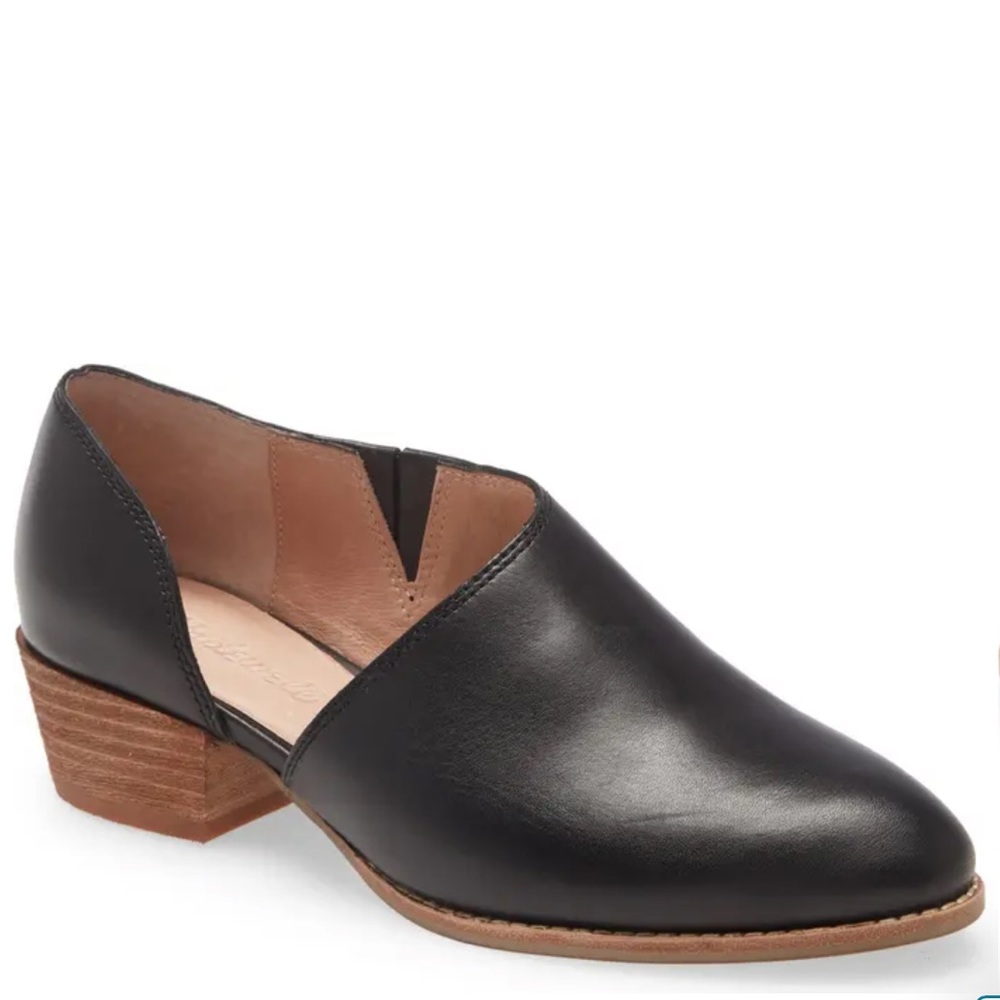 Like New Madewell - The Lucie Bootie Boots Shoes Black Leather Size 7.5